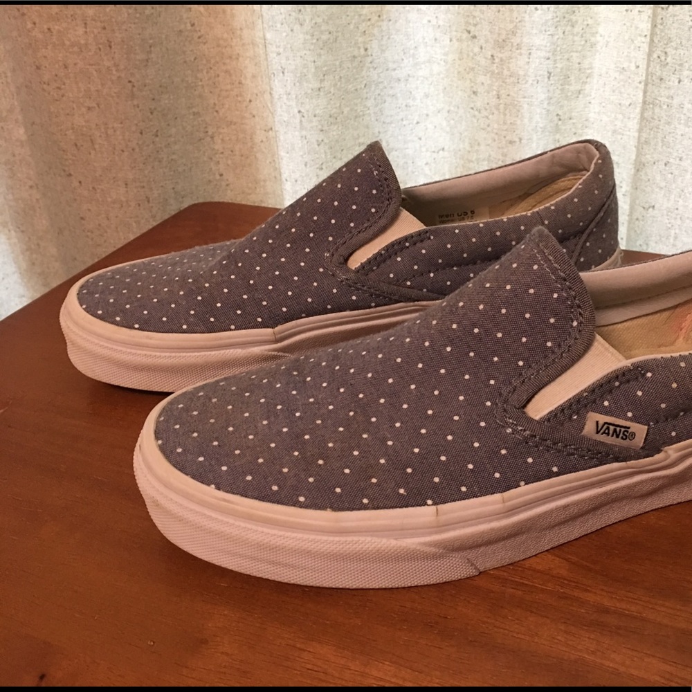 Vans Slip Ons, Women’s Size 7.5 (Men’s 6)
